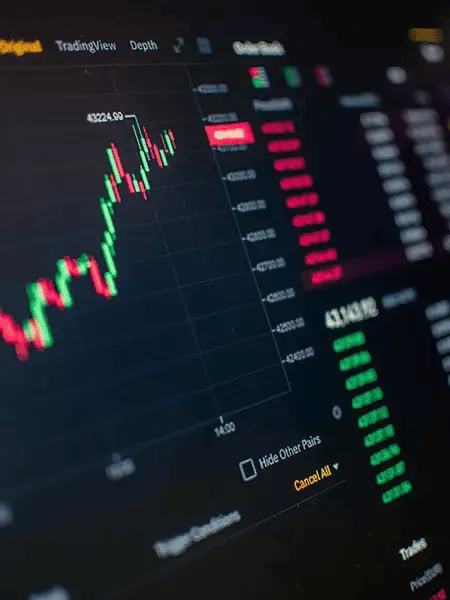 Picture of stock charts